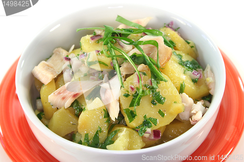 Image of Wild garlic potato salad