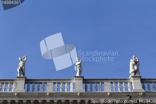 Image of Three statues in St Mark's Square