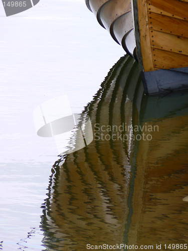 Image of Boat reflection