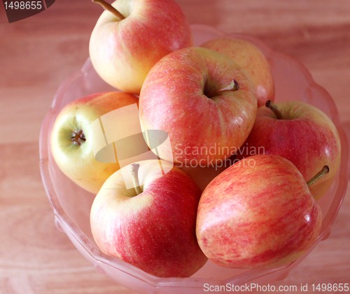 Image of Bowl of ripe apples