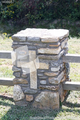 Image of Beautiful cross in stone