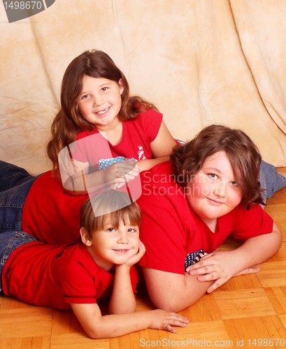 Image of Three beautiful children