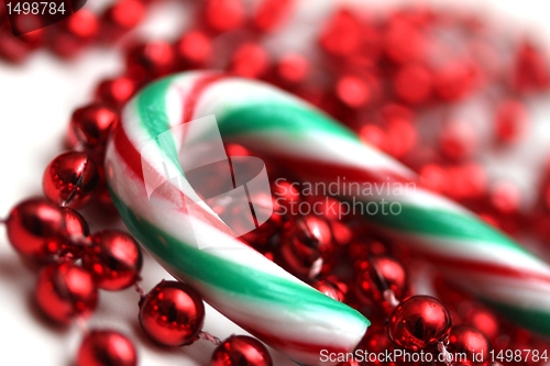 Image of candy cane decoration