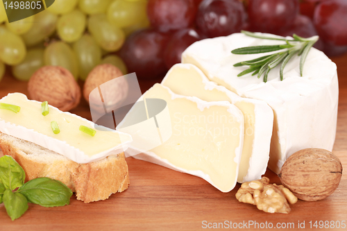 Image of Still life with Camembert cheese