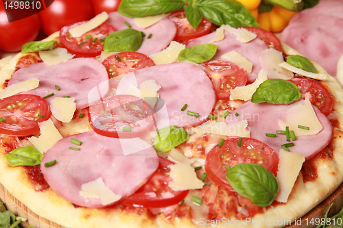 Image of Pizza with ham