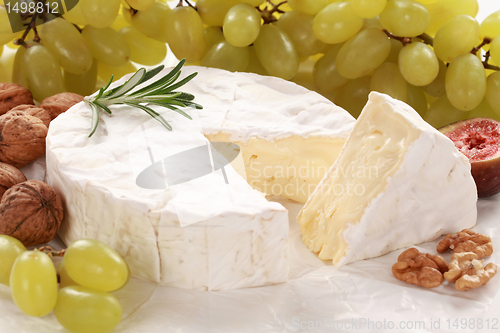 Image of Still life with Camembert cheese