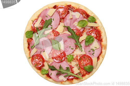 Image of Pizza with ham