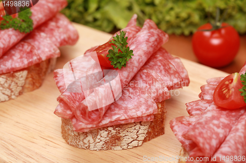 Image of Fingerfood with salami