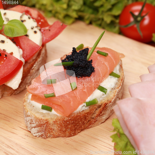 Image of Fingerfood with smoked salmon