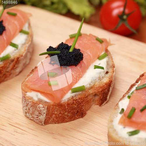 Image of Fingerfood with smoked salmon