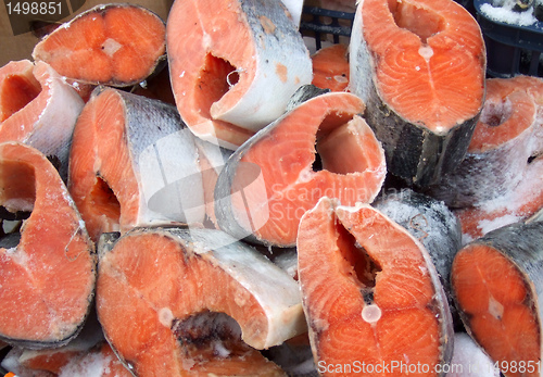 Image of red fish steaks