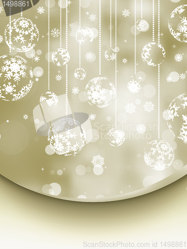 Image of Elegant Christmas Background. EPS 8