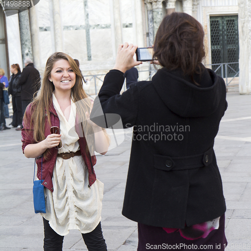 Image of Photo with a smiling woman