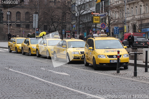 Image of Taxi in the Prague