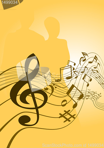 Image of Music abstract background