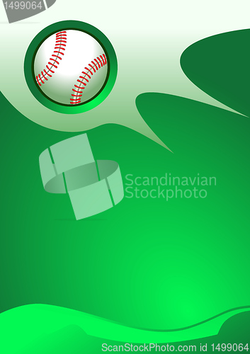 Image of Vector baseball background