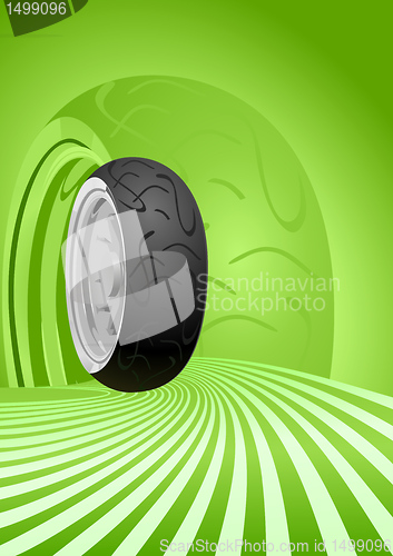 Image of Motorcycle tire
