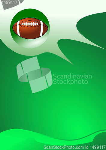 Image of American football sport background