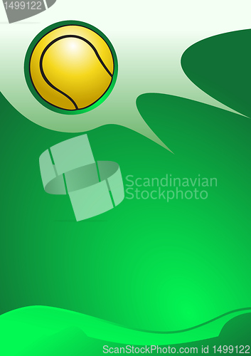 Image of Vector tennis background