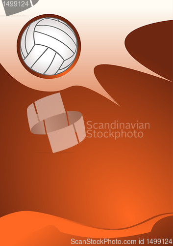 Image of Volleyball sport background