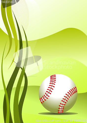 Image of Vector baseball Background