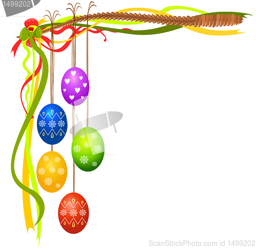 Image of Colorful easter eggs