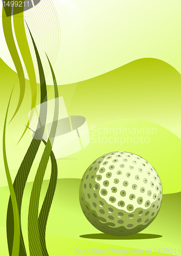 Image of Vector golf background