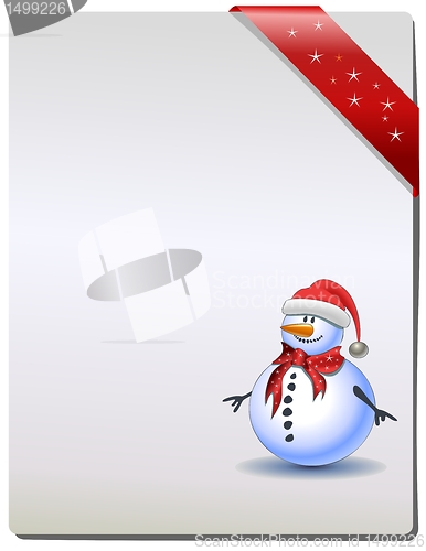 Image of Christmas Gift page, vector