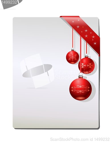 Image of Christmas Gift page, vector 