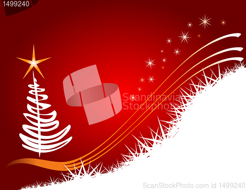 Image of Red Christmas template