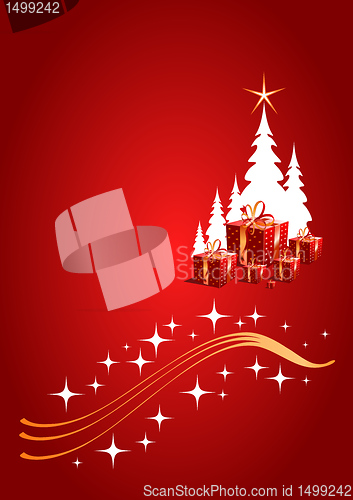 Image of Red Christmas template