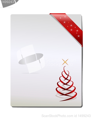 Image of Christmas Gift page, vector 