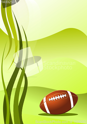 Image of Vector american football background