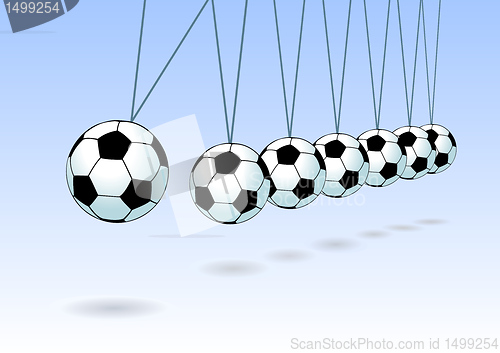 Image of Balancing soccer ball