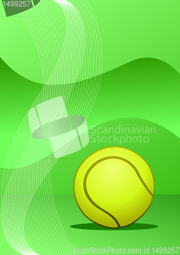 Image of Vector tennis background
