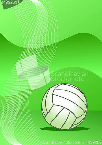 Image of Vector volleyball background