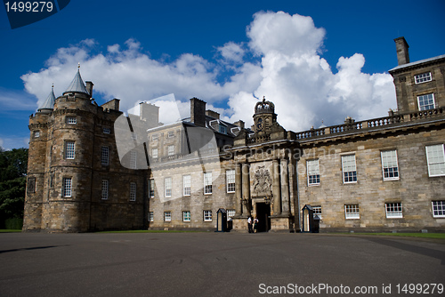 Image of Holyrood palace in Edinburgh