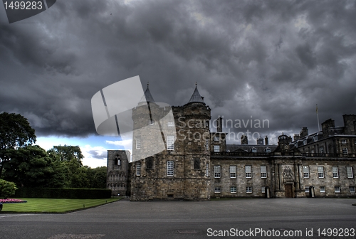 Image of Holyrood palace in Edinburgh