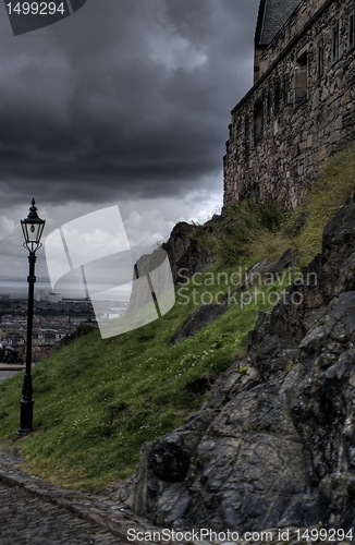Image of Edinburgh castle in Scotland