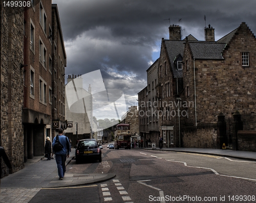 Image of Edinburgh street and abbey