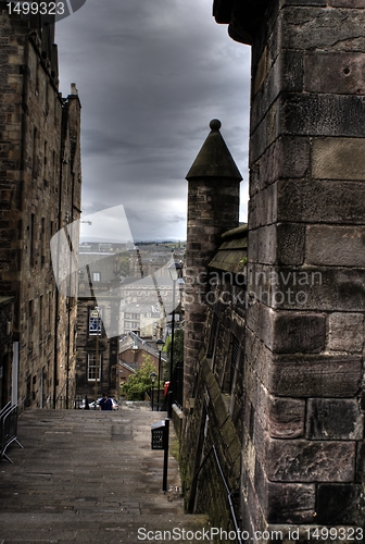 Image of Edinburgh castle in Scotland