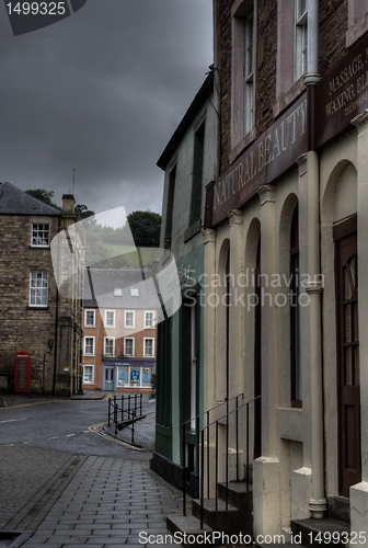 Image of Jedburgh streets in Scotland