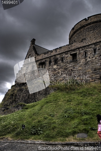 Image of Edinburgh castle in Scotland