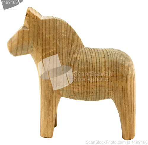 Image of Old vintage wooden horse