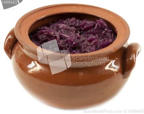 Image of Red sauerkraut