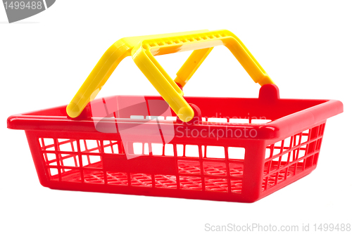 Image of Red shopping basket