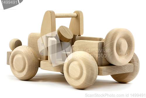 Image of Wooden jeep