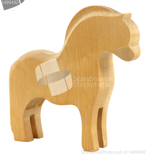 Image of Old vintage wooden horse