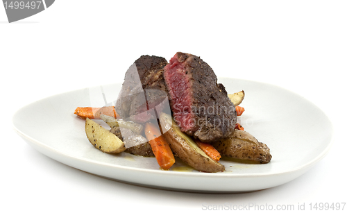 Image of Rare entrecote dinner