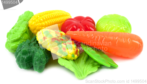 Image of Plastic vegetables